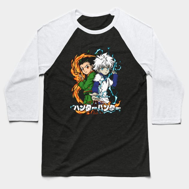 gon and killua Baseball T-Shirt by Demonstore